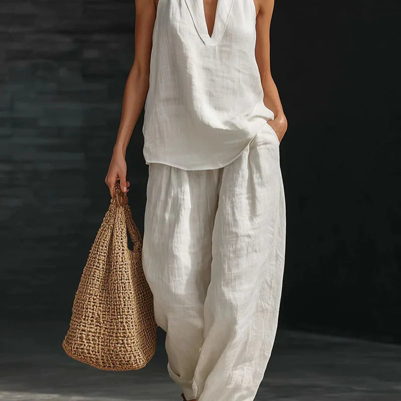 BreezeBoho™ Linen Set 🌴💃 — Light, Flowy & Vacation Ready