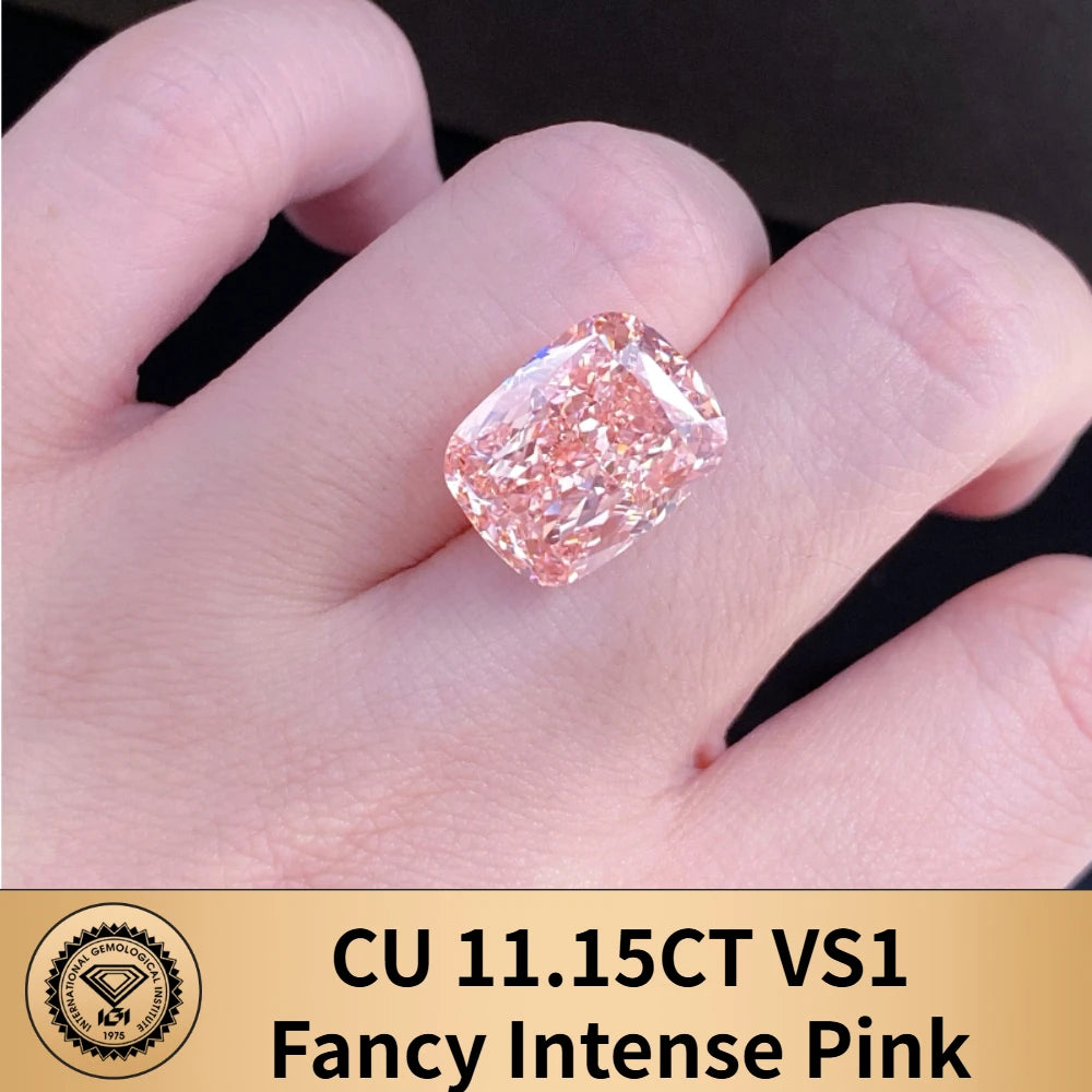 Limited-time 50% off on With IGI certificates Fancy Pink lab grown diamond 7ct 8ct 9ct 10ct 20ct 30ct CVD Color Diamonds