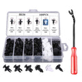 50/100Pcs Car Fastener Clips Auto Body Push Retainer Pin Rivet Set Bumper Door Panel Mixed Plastic Clip Kit Trim Removal Tools