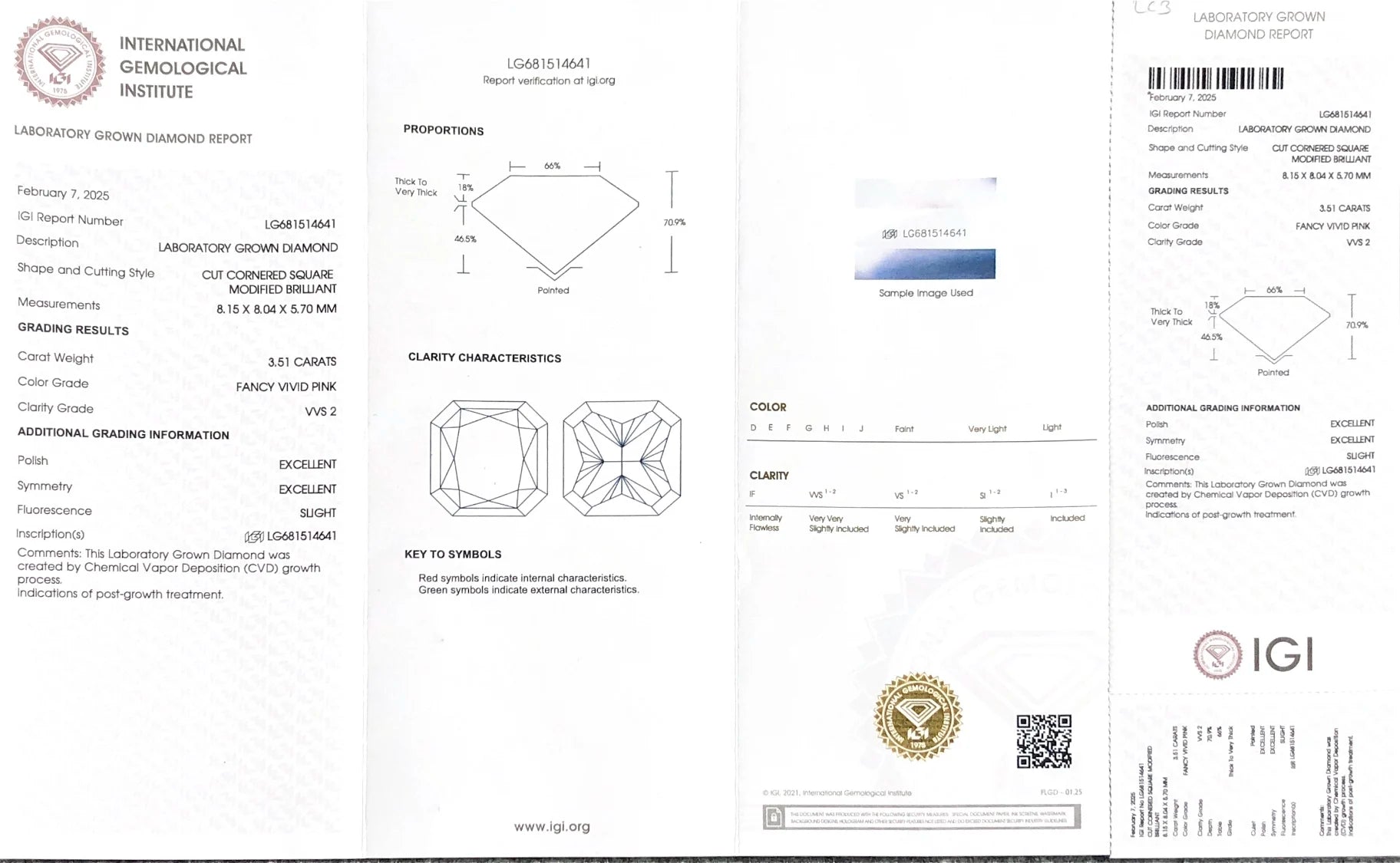 Limited-time 50% off on With IGI certificates Fancy Pink lab grown diamond 7ct 8ct 9ct 10ct 20ct 30ct CVD Color Diamonds