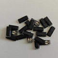 50pcs Double-Wire Plug-in Connector with Locking Buckle Pluggable LED Wire Connector 2 Pin 2 Way Universal Compact Wire