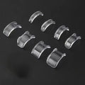 4pcs/lot Transparent Spiral Based Ring Tools Spring Coil Ring Size Adjuster Guard Tightener Reducer Resizing Tool For Jewelry