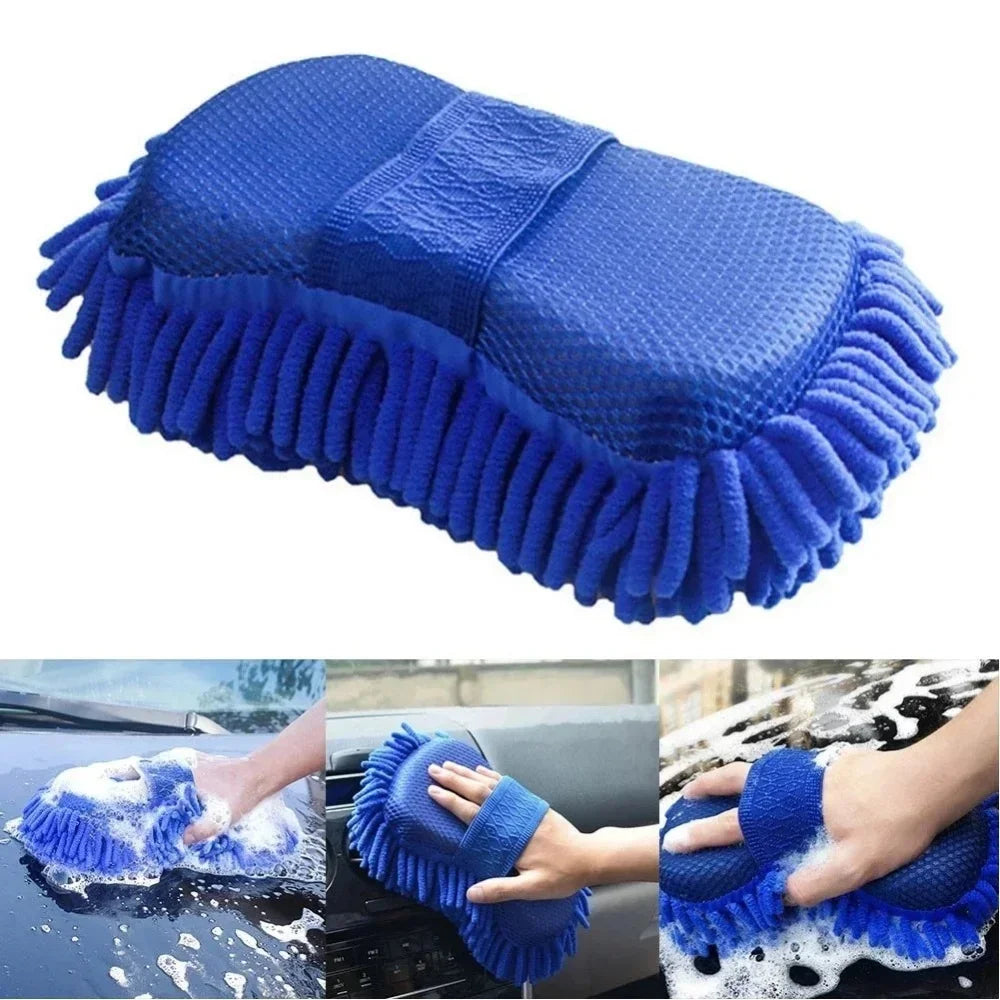 Superfiber Gloves Modeling Car Wash Sponge Clean Car Care Details Brush Clean Sponge Car Gloves Available On Both Side Auto Part