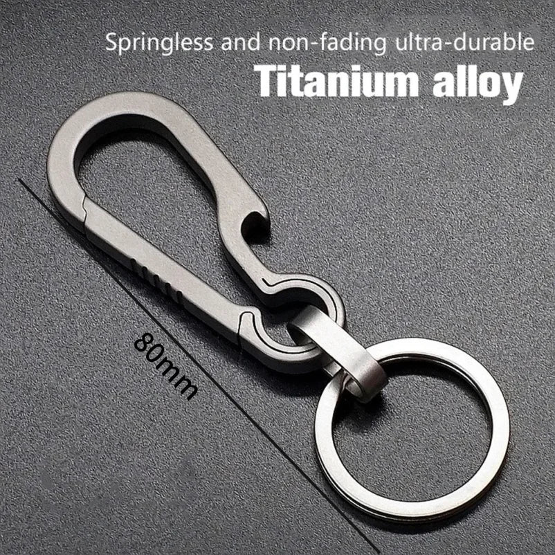 4Pcs Carabiner Clip Keychain Metal Carabiner Shape Key Ring Keyring Key Holder Clips Hook Holder Organizer for Car Keys Finder f