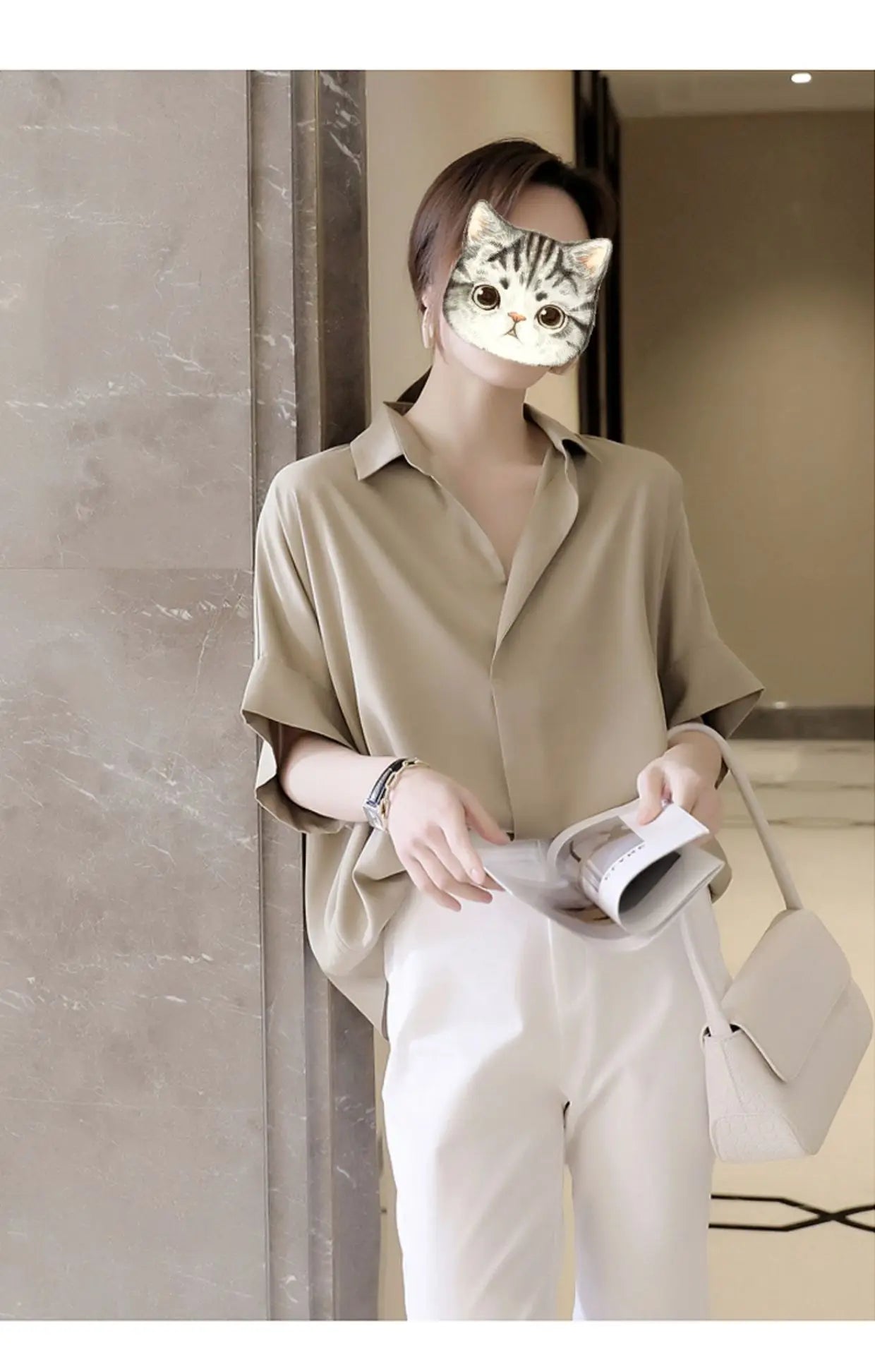 Women Summer Tops Tees Sexy Vintage Blouse Chiffon Ruched Short Sleeve Shirt Ruffles T Shirts Loose Casual Tees