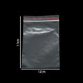 30-100pcs/bag 4*6/5*7/6*8/7*10/8*12cm Zipped Lock Reclosable Plastic Poly Clear Bags Bulk Jewelry Craft Accessory Packaging