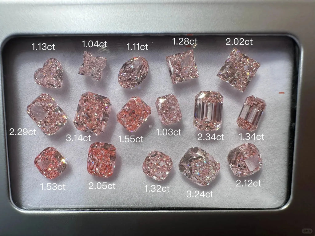 Limited-time 50% off on With IGI certificates Fancy Pink lab grown diamond 7ct 8ct 9ct 10ct 20ct 30ct CVD Color Diamonds