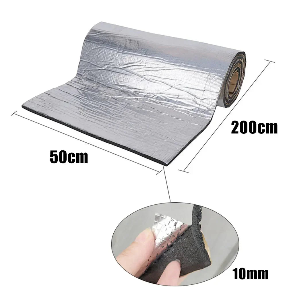 1PC Car Sound Insulation Cotton Engine Hood Heat Insulation Self-Adhesive Pad With Four Specifications To Choose From