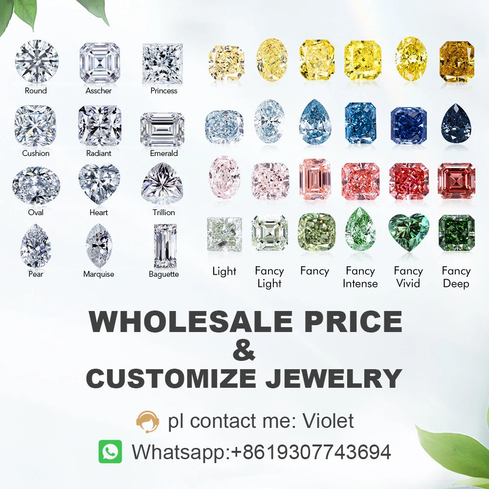 Limited-time 50% off on With IGI certificates Fancy Pink lab grown diamond 7ct 8ct 9ct 10ct 20ct 30ct CVD Color Diamonds