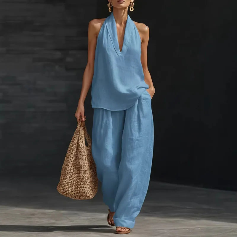 BreezeBoho™ Linen Set 🌴💃 — Light, Flowy & Vacation Ready