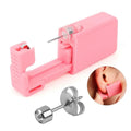 1-4Pcs Disposable Safe Painless Ear Piercing Tool, Healthy Sterile Punctur Kit Earring Studs Nose Rings Piercing Gun Set