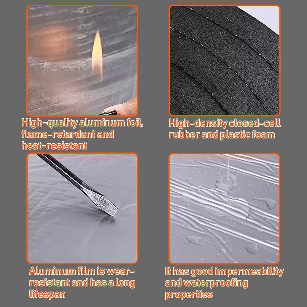 1PC Car Sound Insulation Cotton Engine Hood Heat Insulation Self-Adhesive Pad With Four Specifications To Choose From