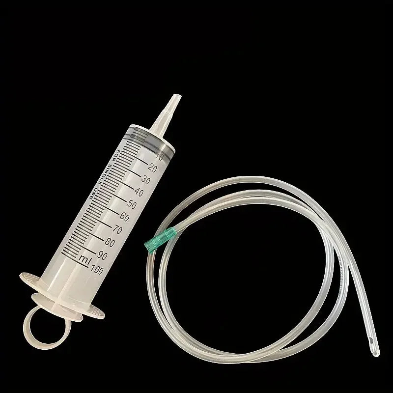 100/300/550ml Syringe Large Syringes Needle Barrel Oil Pump with Scale Oil Suction Vacuum Syringe Pistol Pump Extractor