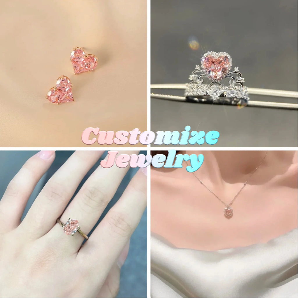 Limited-time 50% off on With IGI certificates Fancy Pink lab grown diamond 7ct 8ct 9ct 10ct 20ct 30ct CVD Color Diamonds