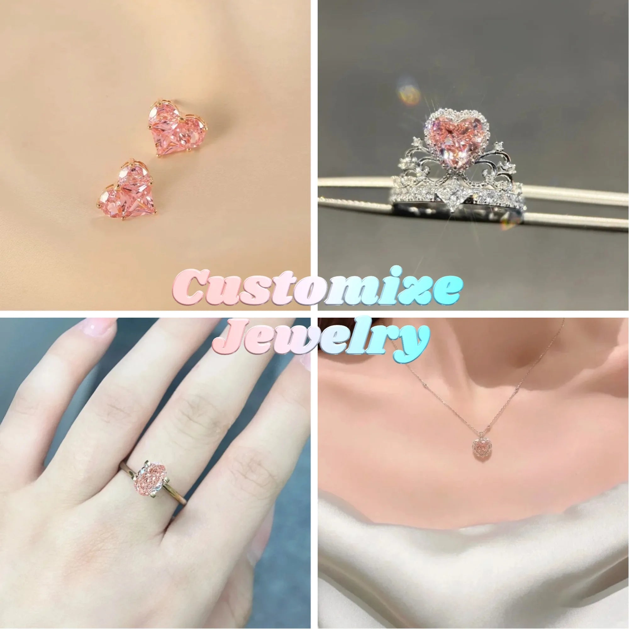 Limited-time 50% off on With IGI certificates Fancy Pink lab grown diamond 7ct 8ct 9ct 10ct 20ct 30ct CVD Color Diamonds