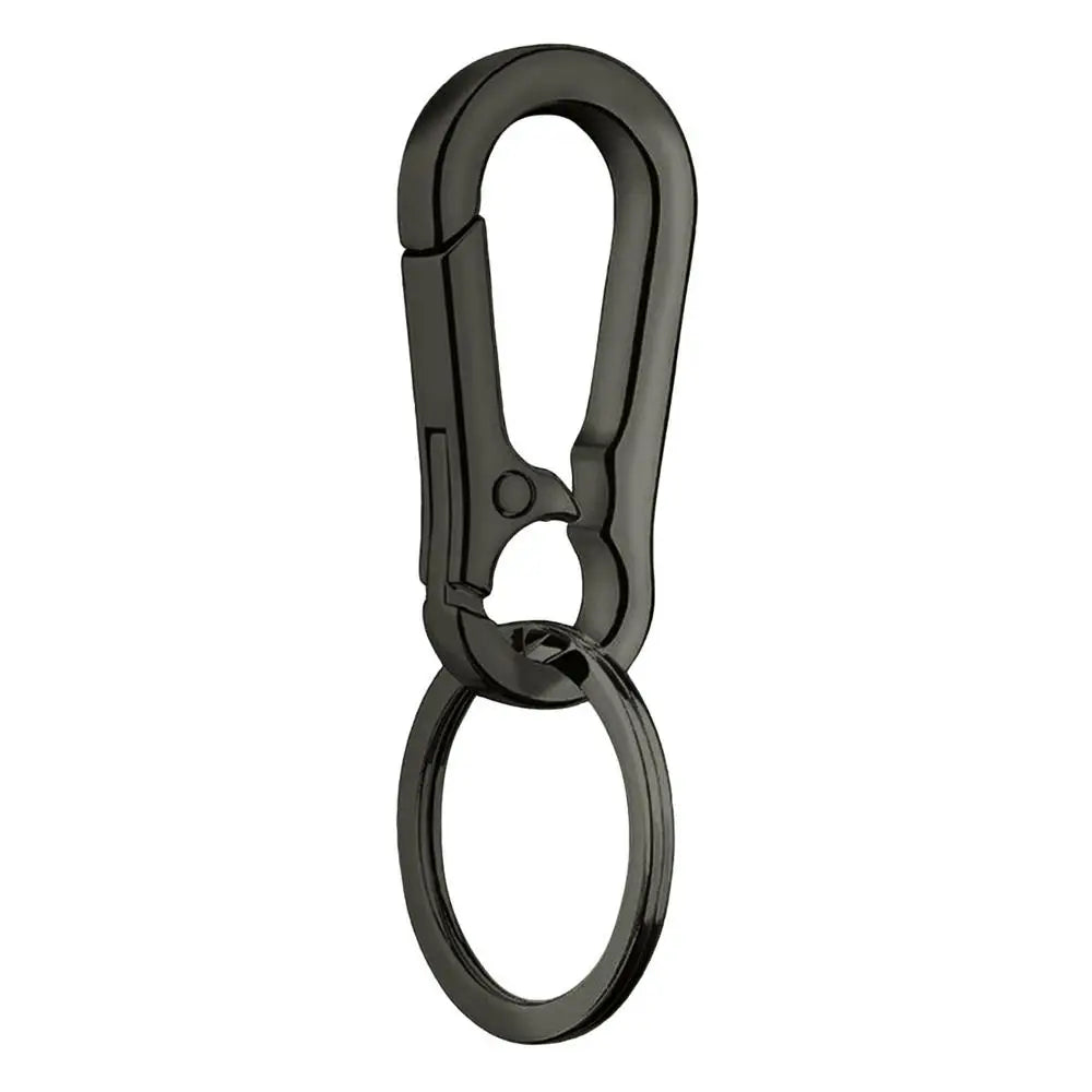 car Keychain Anti-Lost Zinc Alloy auto Key Chain With KeyRing Gourd Buckle Carabiner Keychain Car Key Ring  Hanging Buckle