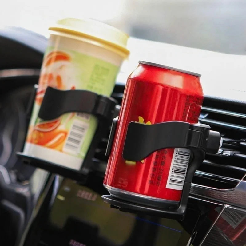 Multifunctional Car Cup Holder, Air Vent Mount Ashtray & Drink Tray, Universal Vehicle Cup Stand