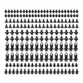 190pcs Auto Fastener Clips Mixed Car Clips 6 Size Retainer Rivet Door Panel Fender Liner Bumper Fender Trim Car Accessories