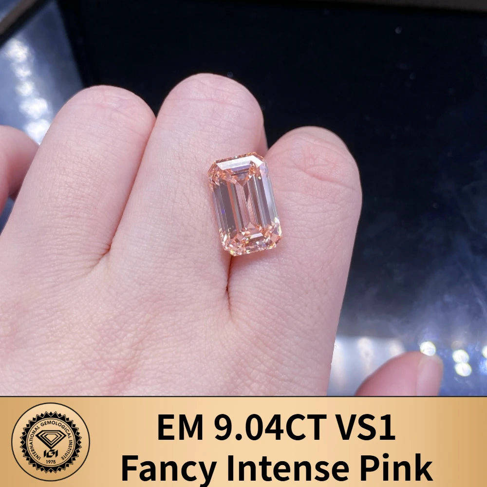 Limited-time 50% off on With IGI certificates Fancy Pink lab grown diamond 7ct 8ct 9ct 10ct 20ct 30ct CVD Color Diamonds