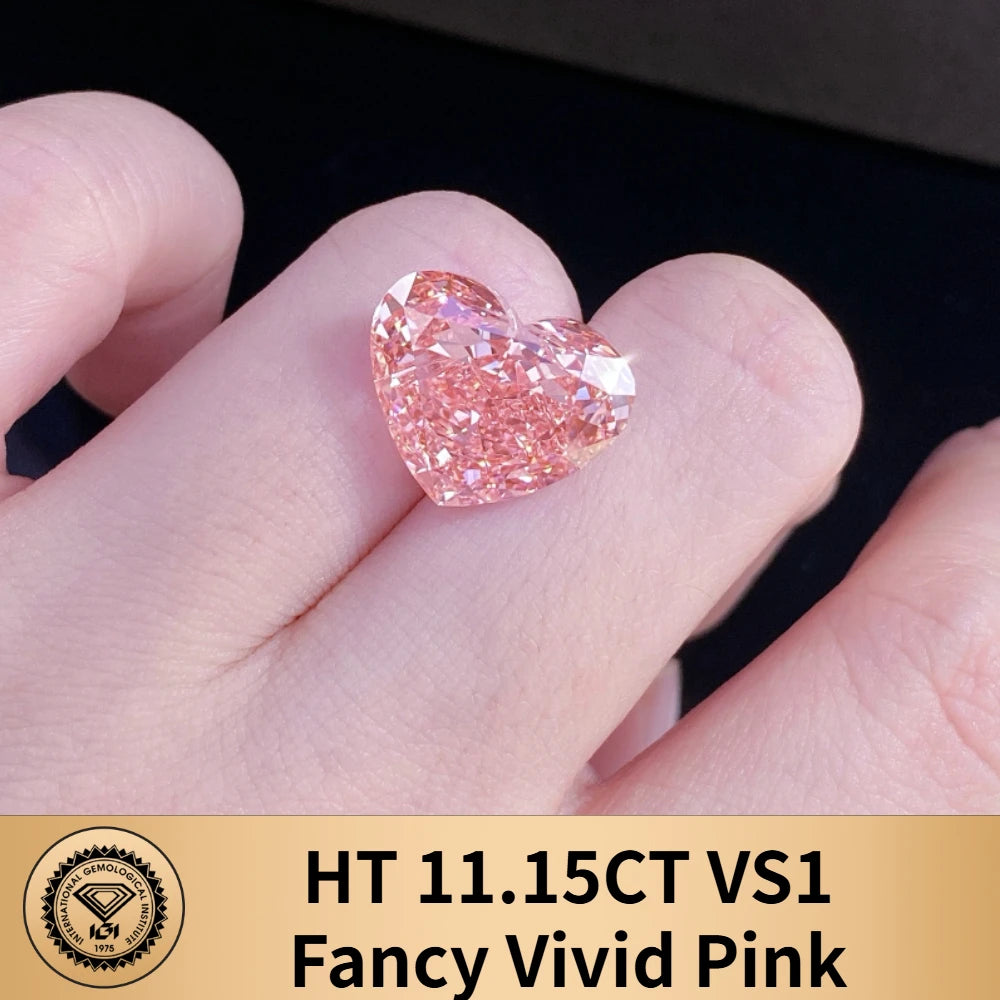 Limited-time 50% off on With IGI certificates Fancy Pink lab grown diamond 7ct 8ct 9ct 10ct 20ct 30ct CVD Color Diamonds