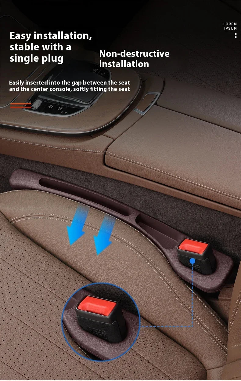 1 Pair of Car Seat Gap Plug Strips Car Seat Gap Storage Box, Car Seat Position Storage Box Interior Decoration Items