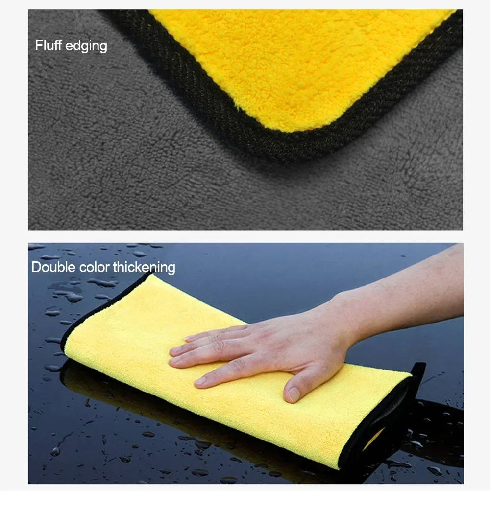 3/5/10Pcs Car Wash Microfiber Towel 30*30CM Car Cleaning Drying Cloth  Care Cloth Car Wash Towel  Kitchen Towel