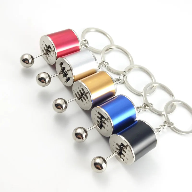Creative gear keychains, car keychains, car manual transmission models, small gifts, food stalls, stress-relieving toys