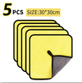 3/5/10Pcs Car Wash Microfiber Towel 30*30CM Car Cleaning Drying Cloth  Care Cloth Car Wash Towel  Kitchen Towel