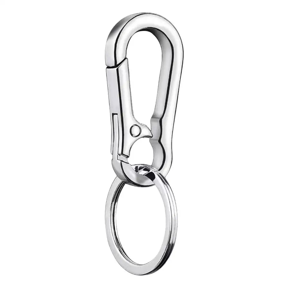 car Keychain Anti-Lost Zinc Alloy auto Key Chain With KeyRing Gourd Buckle Carabiner Keychain Car Key Ring  Hanging Buckle