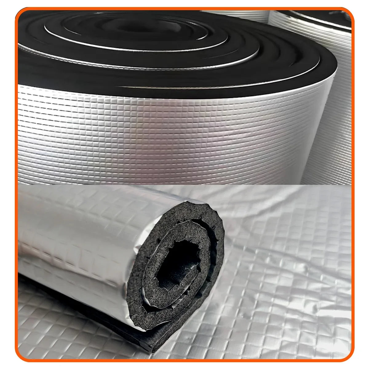 1PC Car Sound Insulation Cotton Engine Hood Heat Insulation Self-Adhesive Pad With Four Specifications To Choose From
