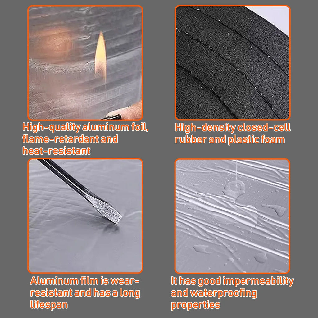 1PC Car Sound Insulation Cotton Engine Hood Heat Insulation Self-Adhesive Pad With Four Specifications To Choose From