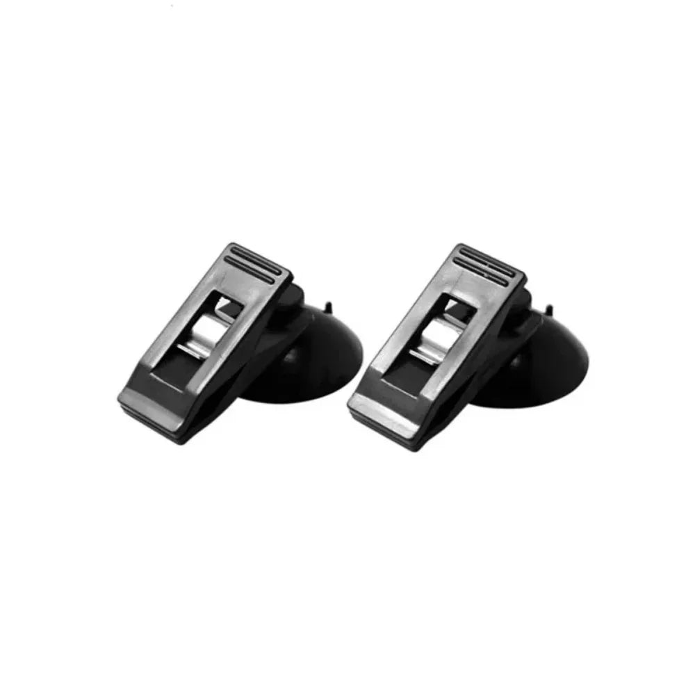 Car Window Sucker Clips Hook Car Interior Plastic Clip Multifunctional Clip Cards Suction Cap Clips for Sunshade Curtain