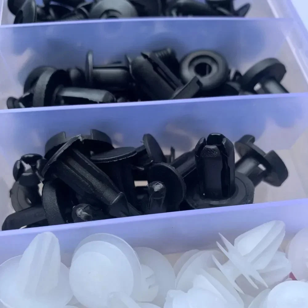 Auto Fastener Clip Mixed Car Body Push Retainer Pin Rivet Bumper Door Trim Panel Fastener Kit Car Clips Box or Bag packaging
