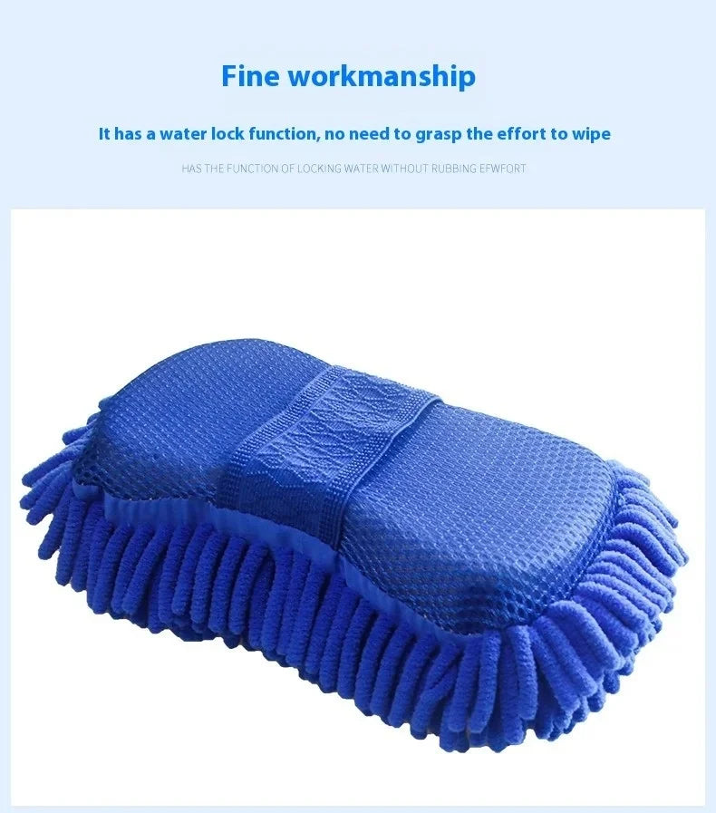Superfiber Gloves Modeling Car Wash Sponge Clean Car Care Details Brush Clean Sponge Car Gloves Available On Both Side Auto Part