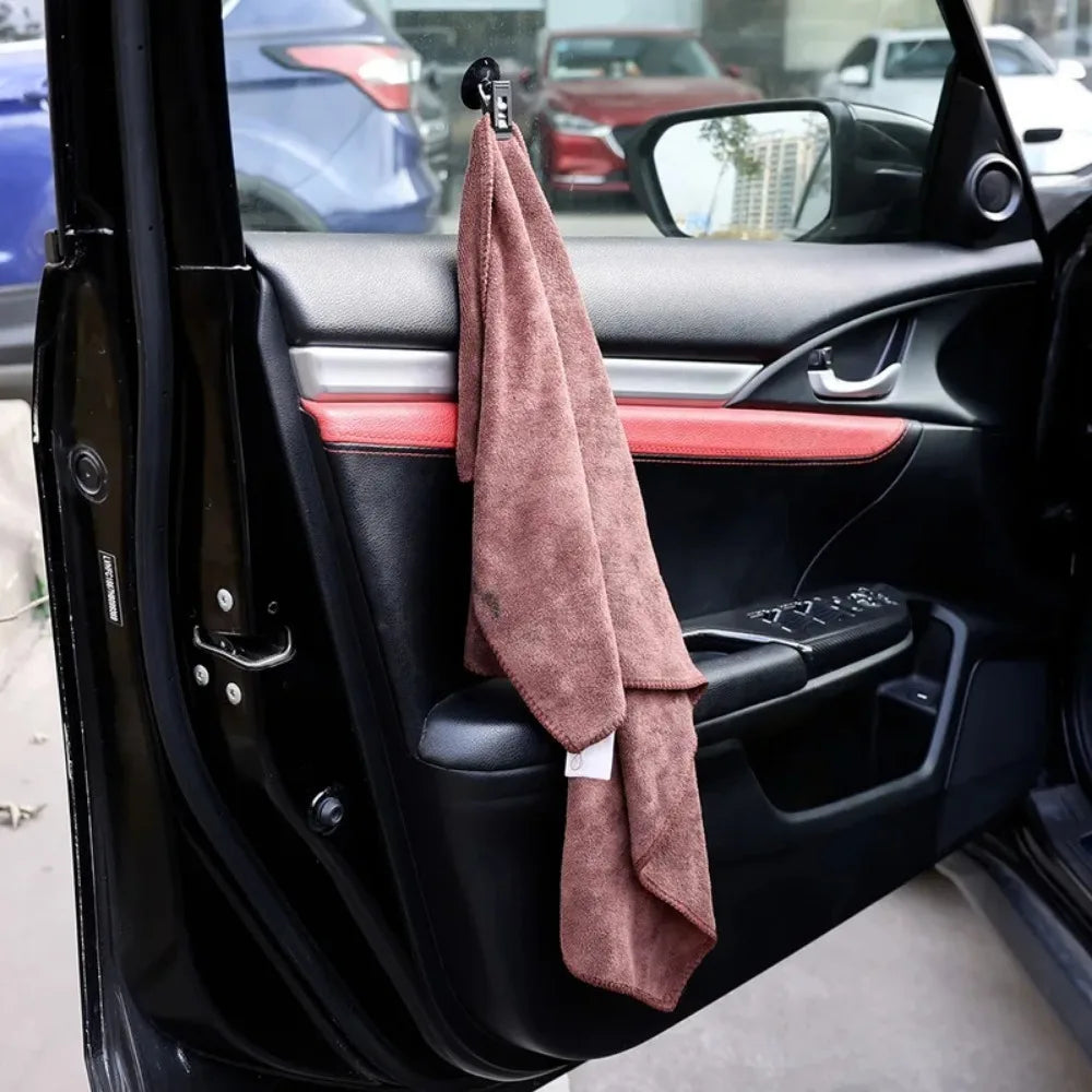 Car Window Sucker Clips Hook Car Interior Plastic Clip Multifunctional Clip Cards Suction Cap Clips for Sunshade Curtain