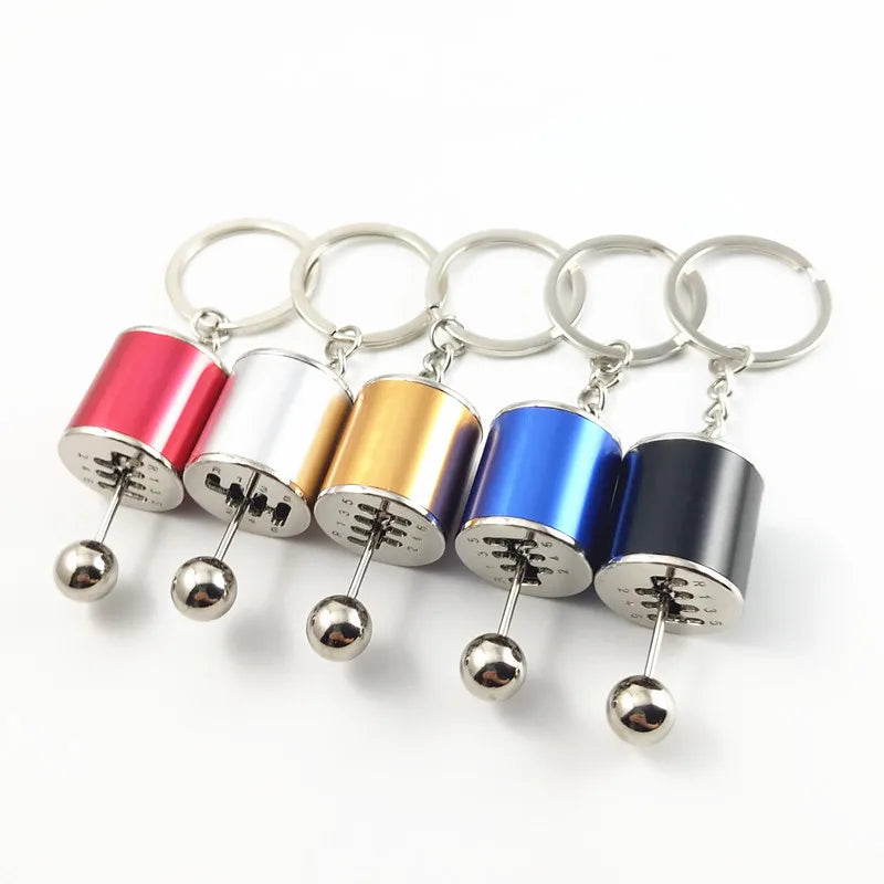 Creative gear keychains, car keychains, car manual transmission models, small gifts, food stalls, stress-relieving toys