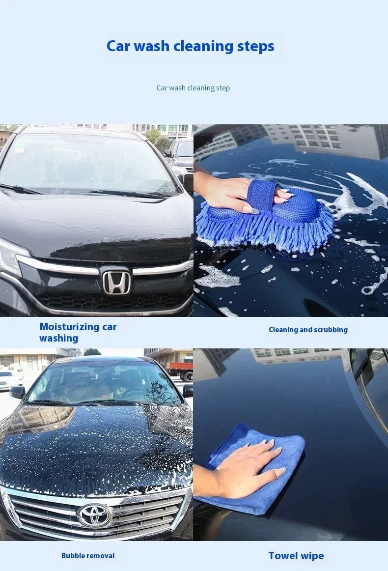 Superfiber Gloves Modeling Car Wash Sponge Clean Car Care Details Brush Clean Sponge Car Gloves Available On Both Side Auto Part