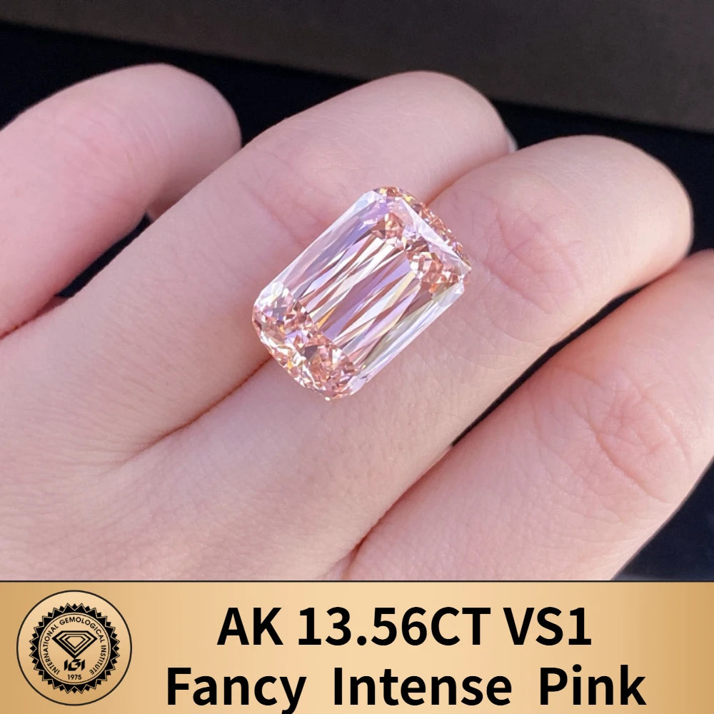 Limited-time 50% off on With IGI certificates Fancy Pink lab grown diamond 7ct 8ct 9ct 10ct 20ct 30ct CVD Color Diamonds