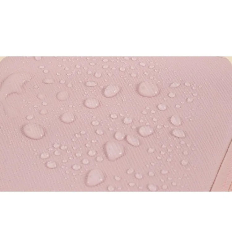 Solid Color PU Leather Material Jewelry Storage Box Travel Earrings Necklace Ring Organizer Case For Travel