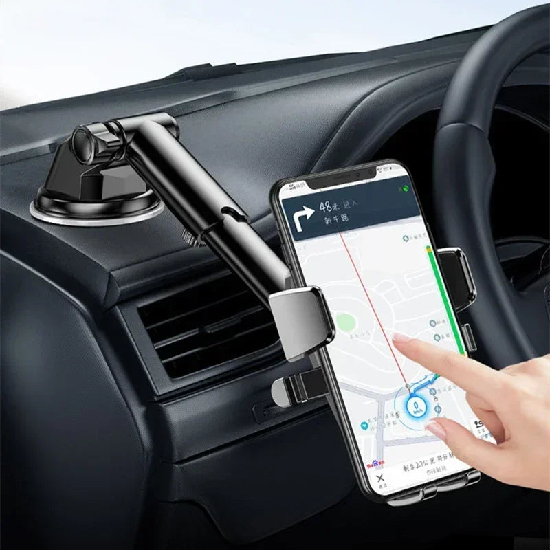 Universal Suction Cup Car Phone Holder Mount Stand for iPhone Samsung Xiaomi Huawei - Mobile Phone Sucker Support Bracket