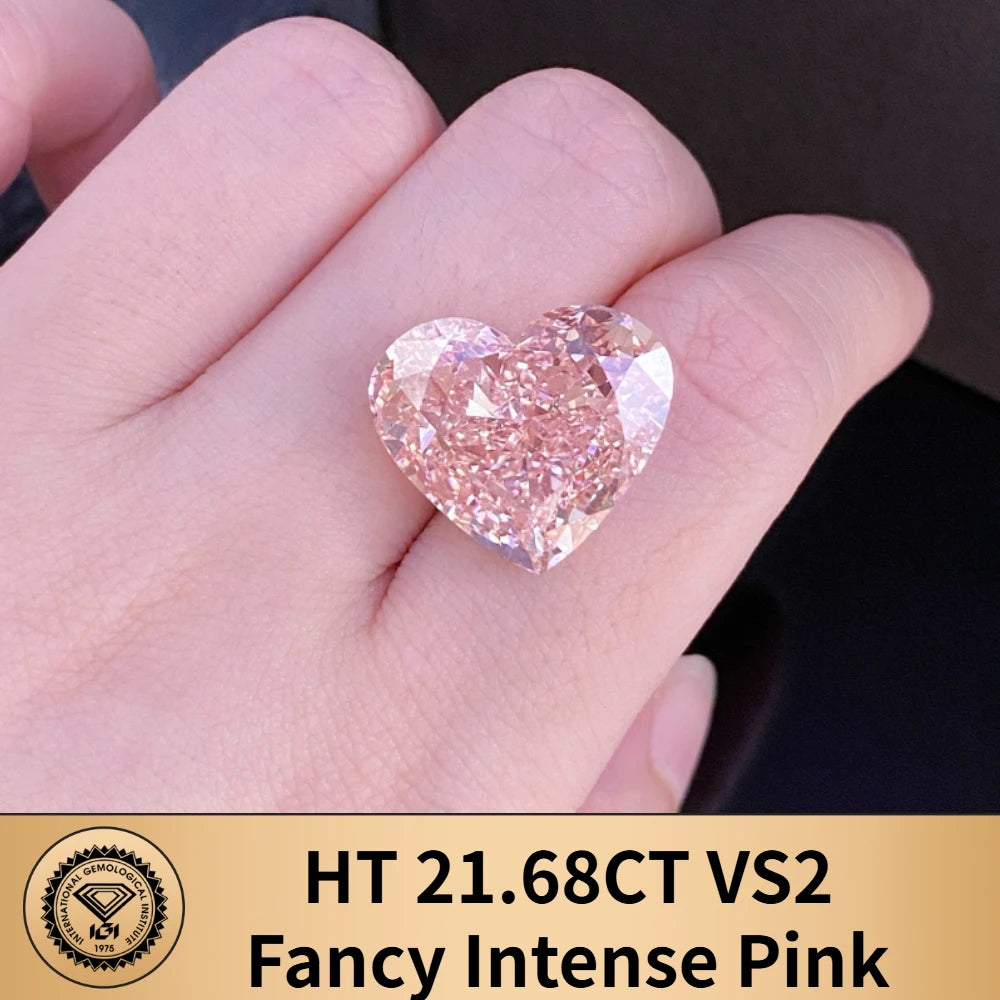 Limited-time 50% off on With IGI certificates Fancy Pink lab grown diamond 7ct 8ct 9ct 10ct 20ct 30ct CVD Color Diamonds