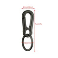 car Keychain Anti-Lost Zinc Alloy auto Key Chain With KeyRing Gourd Buckle Carabiner Keychain Car Key Ring  Hanging Buckle