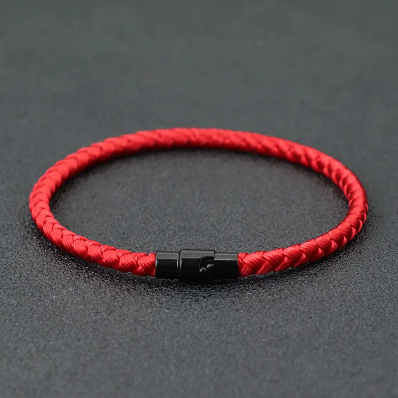 Grade A Keel Rope Bracelet - Lucky Red Thread Couples Bracelet for Attracting Wealth and Prosperity - Magnetic Bangle