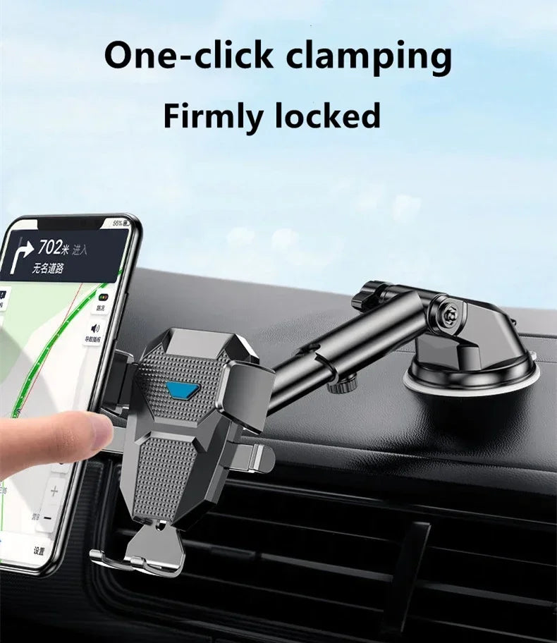 Universal Suction Cup Car Phone Holder Mount Stand for iPhone Samsung Xiaomi Huawei - Mobile Phone Sucker Support Bracket