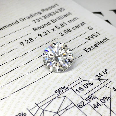 Custom Jewelry HPHT Lab Grown Diamond Ring for Women Engagement Wedding Ring High Quality Jwewlry