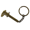 Mini Vernier Caliper Pocket Key Chain Keyring Ornaments Small 3D Movable Precision Measure Tool Accessories Slider Ruler Alloy