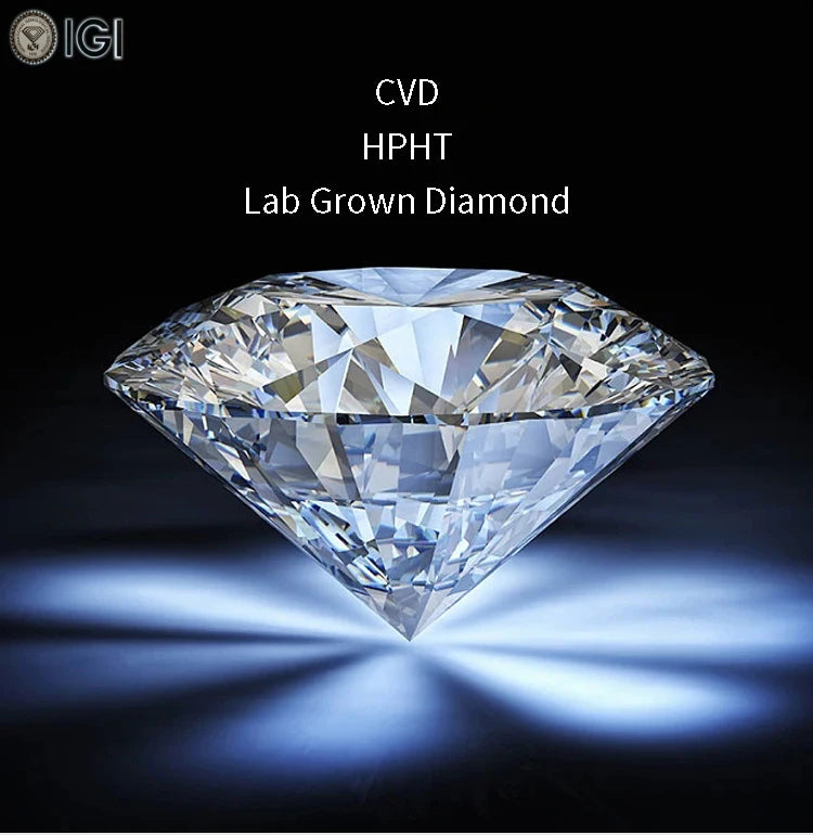 Custom Jewelry HPHT Lab Grown Diamond Ring for Women Engagement Wedding Ring High Quality Jwewlry