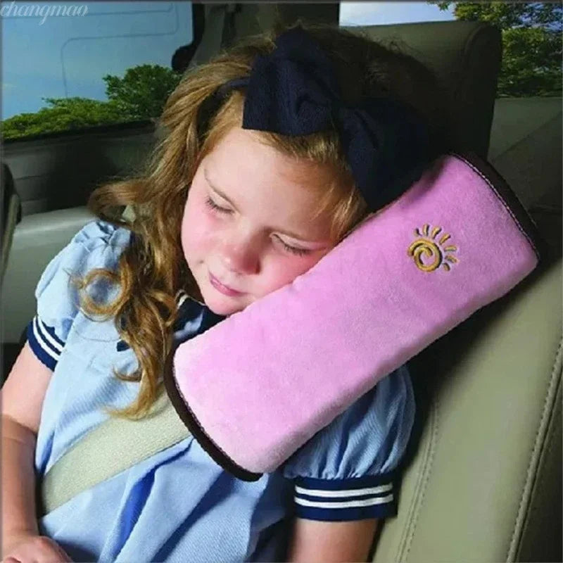 Car Seat Shoulder Pad for Babies | Soft Safety Belt Sleeve Protector